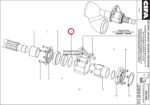 Уплотнение верхней опоры шибера Cifa 506 — изображение 2