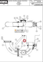 Уплотнение откидного колена бункера Cifa — изображение 2