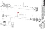 Шток гидроцилиндра Cifa 80х2380 мм — изображение 2