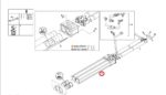 Цилиндр бетоноподающий 230X254X1600 мм Putzmeister — изображение 2
