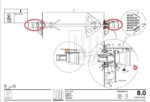 Гидромотор OMH500 вала бункера Putzmeister — изображение 4