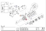 Поршень гидроцилиндра 1400-110/63 мм Putzmeister — изображение 2