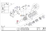 Шток подающего гидроцилиндра 2100-130/80 мм Putzmeister — изображение 2