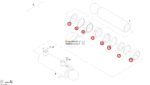 Ремкомплект шиберного гидроцилиндра 160-80 мм Putzmeister — изображение 2