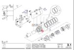 Поршень гидроцилиндра 2100-130/80 мм Putzmeister — изображение 4