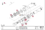 Ремкомплект стрелового гидроцилиндра 115/80 мм Putzmeister — изображение 2