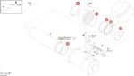 Ремкомплект шиберного гидроцилиндра 80-200 мм BZR Putzmeister — изображение 2