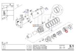 Направляющая втулка подающего гидроцилиндра 2100-130/80 Putzmeister — изображение 2