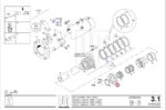Фланец штока подающего гидроцилиндра 1400-110/63 Putzmeister — изображение 2