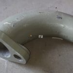 Колено откидное 180-150 бункера Schwing