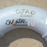 Угол двухслойный DN125/R275 90* Cifa