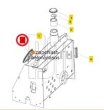 Крышка Q235 мм гидробака Putzmeister — изображение 2