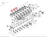 Блок 24V 16/25 l/min стрелового гидрораспределителя Putzmeister — изображение 2