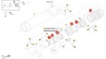 Ремкомплект стрелового гидроцилиндра 1080-115/70мм Putzmeister — изображение 2