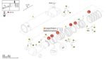 Ремкомплект стрелового гидроцилиндра 1123-280/180мм Putzmeister — изображение 2