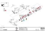 Ремкомплект стрелового гидроцилиндра 1121-125/80 Putzmeister — изображение 2