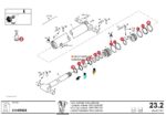 Ремкомплект стрелового гидроцилиндра 1663-280/180 Putzmeister — изображение 2