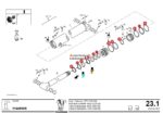Ремкомплект стрелового гидроцилиндра 1652-320/180 Putzmeister — изображение 2