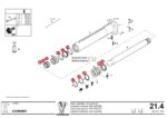 Ремкомплект гидроцилиндра 700-120/100 лапы Putzmeister — изображение 2