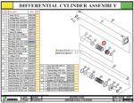 Кольца 120х3 поршня подающего гидроцилиндра Schwing — изображение 2