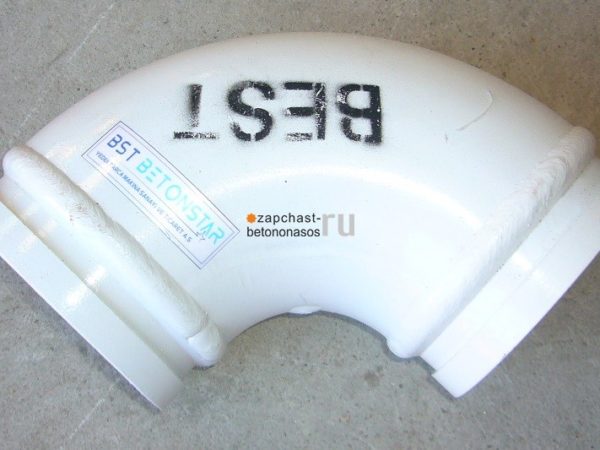 Угол 125/R180/90 бронированный Putzmeister