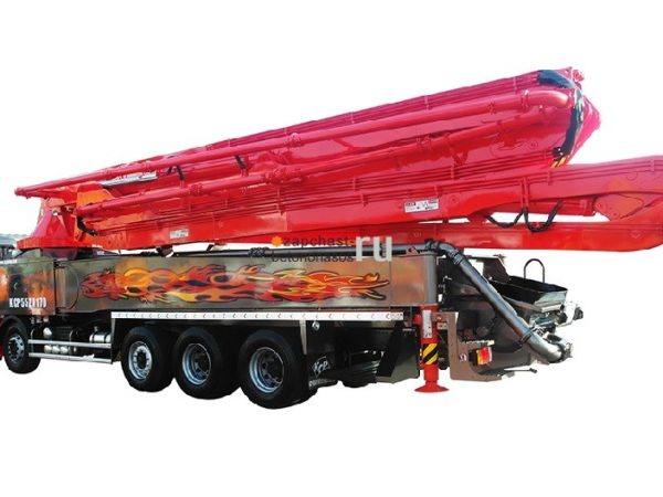 Автобетононасос KCP58ZX170