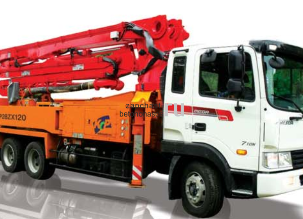 Автобетононасос KCP28ZX100